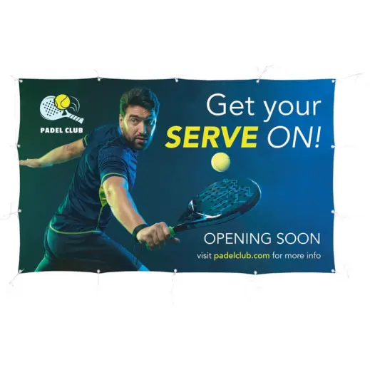 Sublimated Display Fabric Banner - 2.45m x 1.5m Branded